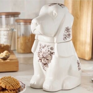 The Pioneer Woman Agatha Stoneware Charlie Cookie Jar, Brown, 11"